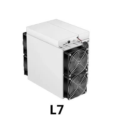 Antminer L7 LTC ​​Miner Machine 9.3GH / S 3245W Doge Coin LTC Mesin Penambangan Litecoin
