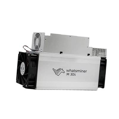 Whatsminer M30s+ 100t Asic BTC Miner Machine Tegangan 3400W 12V