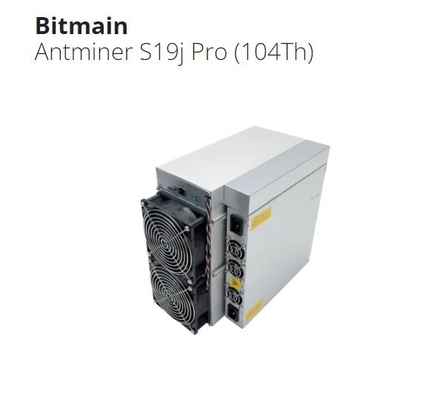 Mesin Penambangan Bitcoin Asic Bitmain Antminer S19 / S19pro / S19J Pro 110t 104t 100t 96t 95t