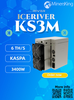 Iceriver KS3M 6T 3200W KAS Mining Machine Ethernet Network Connection