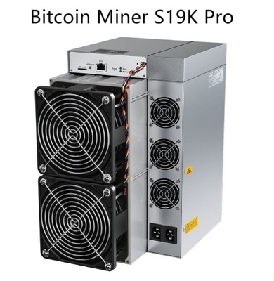 Bitmain S19k Pro BTC Asic Miner 115th/S Mesin Bitcoin Asic