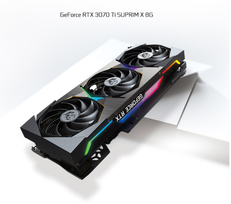 Kartu Grafis MSI Geforce Rtx 3070 Ti Suprim Mining Rig 256bit