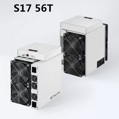 BTC Buruh tambang AntBuruh tambang S17 Pro 56Th 2212W Mesin Penambang SHA-256 BTC Bekas Penambang
