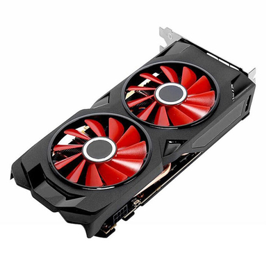 Kartu Grafis Rig Penambangan GDDR5 XFX 580 8G Kartu Grafis Serigala Hitam